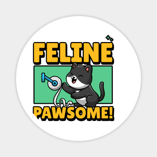 Feline Pawsome Magnet